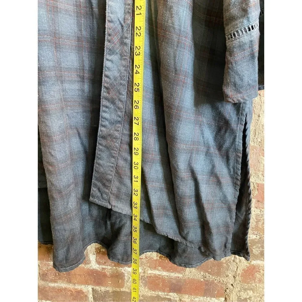 Maurices plaid shawl